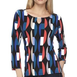 DANA BUCHMAN | HIGH-LOW KEYHOLE TOP